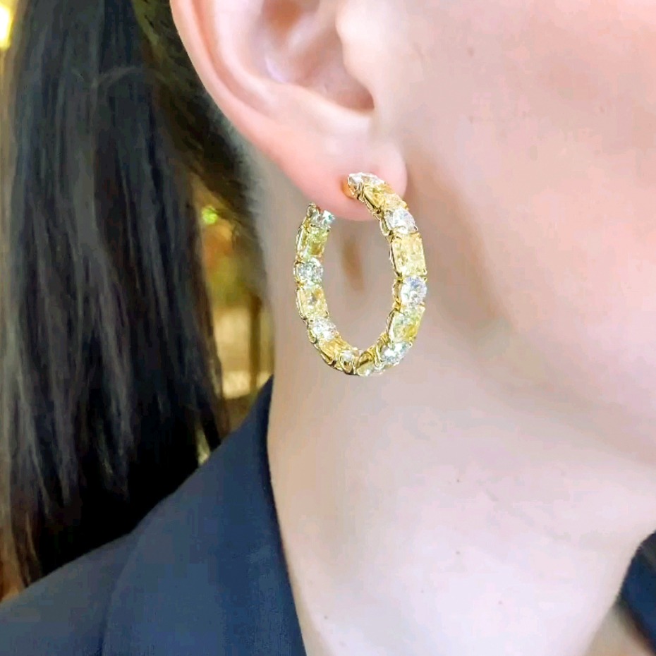 Designer Earrings Luxury Circular Crystal Diamond Earrings Classic Style 18k Gold Plated Ear Studs Inlay Zircon Earings Women Party Jewelry