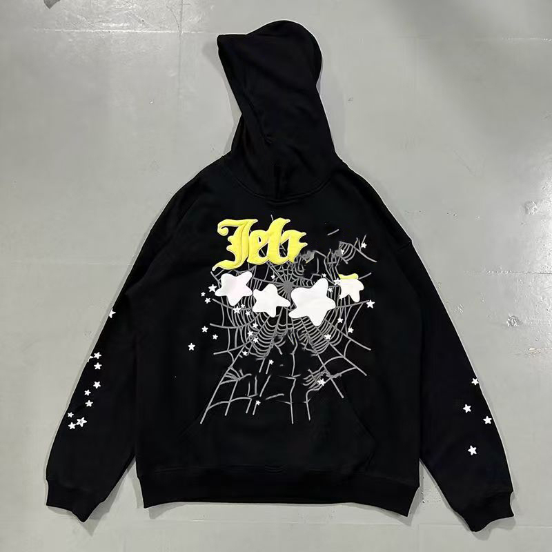 Spider Young Thug Mens And Womens Spider Hoodies Mans Sportswear Foam Print Web Street Graffiti Vintage Spider Sweatshirts Y2k Pants Spider Web Spyd