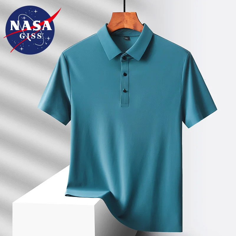 Selected nylon fabric dads summer clothing middleaged mens short sleeved Tshirt ice silk quick drying mid 250729