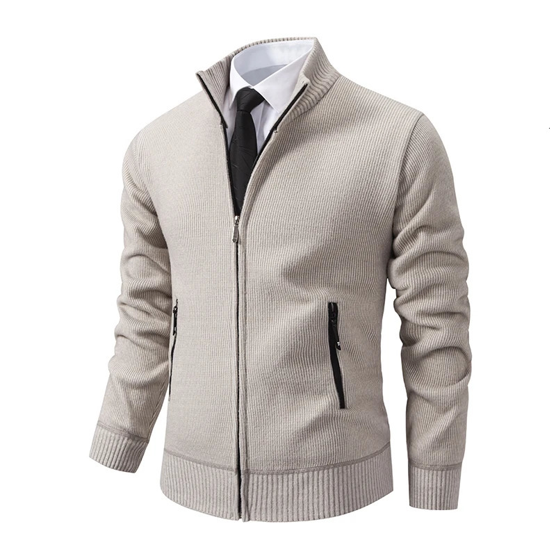 Mens Knitted Cardigan Jacket Vintage Winter Sweater Coat Casual Turndown Collar Fleece Jackets Fashion Mens Autumn Outwear 250804