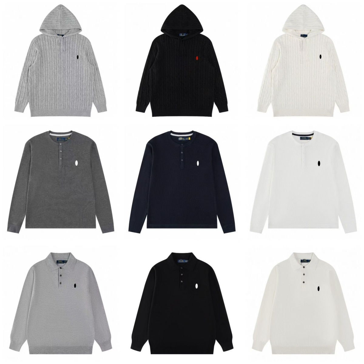 25ss Designer mens zip up hoodie sweatshirt men's sweaters hoody long sleeve embroidered pony logo polo hoodies cardigan solid color unisex hoo