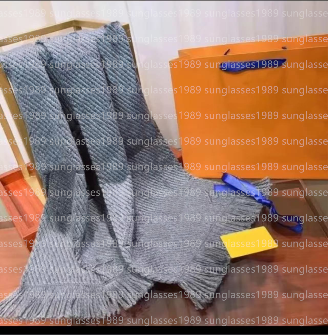 L7 New top Women Man Designer Scarf fashion brand 100% Cashmere Scarves For Winter Womens and mens Long Wraps Size 180x35cm Christmas gift
