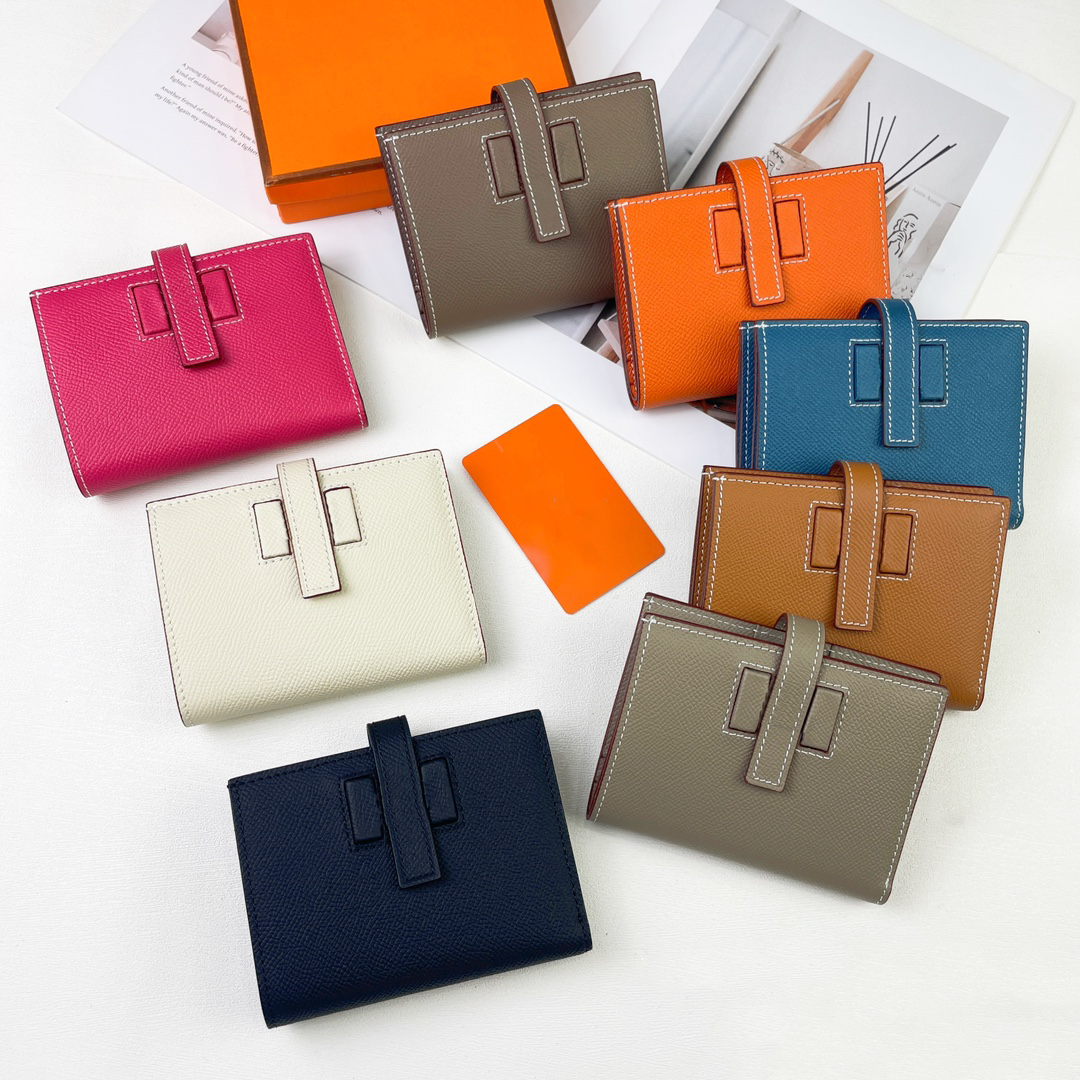 10A Designer Wallet Womens Bearn Wallet Luxury New Short Wallets with box genuine leather zippy wallet fashion Fold wallet Coin Purses men passport