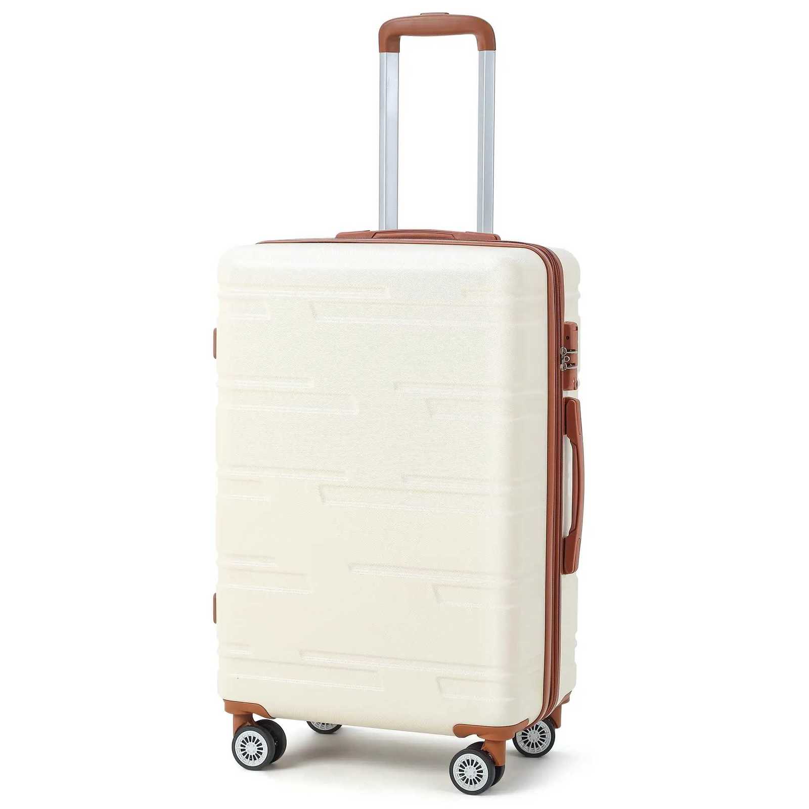 Travel Luggage Trolley Luggage 28 Inch Trolley Suitcase Carry-On Expandable Lightweight Suitcase ABS Hard Case with TSA Lock W250805-image-1069932575