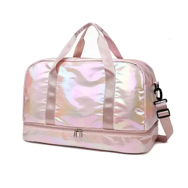 Womens Travel Gym Bag Large Capacity Handbag Shoulder Bag Casual Crossbody Luggage Bags Dry Wet Separation Sports Fitness Bag 250729