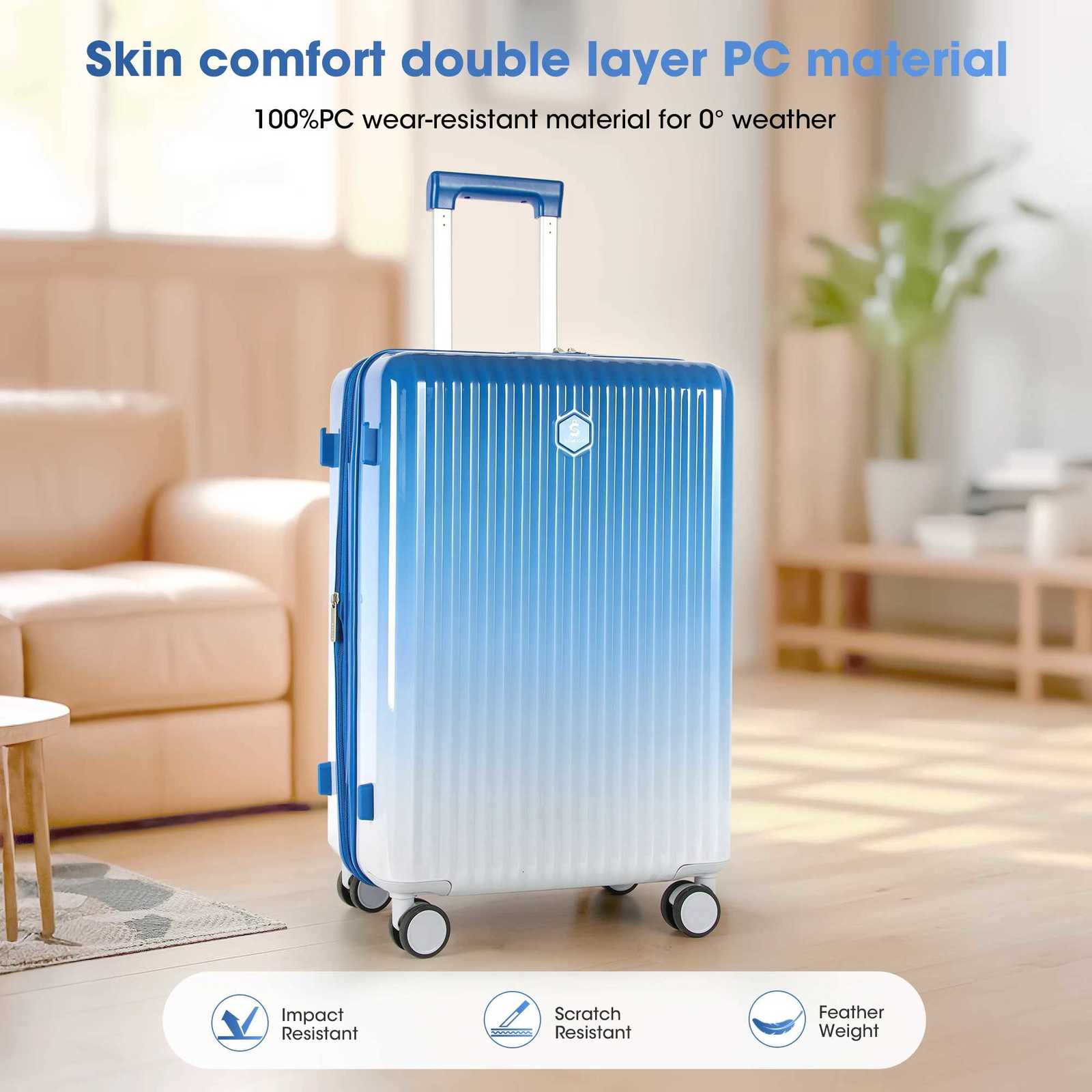 28inch Expandable Luggage Set Fashion Durable Lightweight And Secure Travel Companion With Spinner Wheels TSA Lock And Multi W250805-image-1069932617
