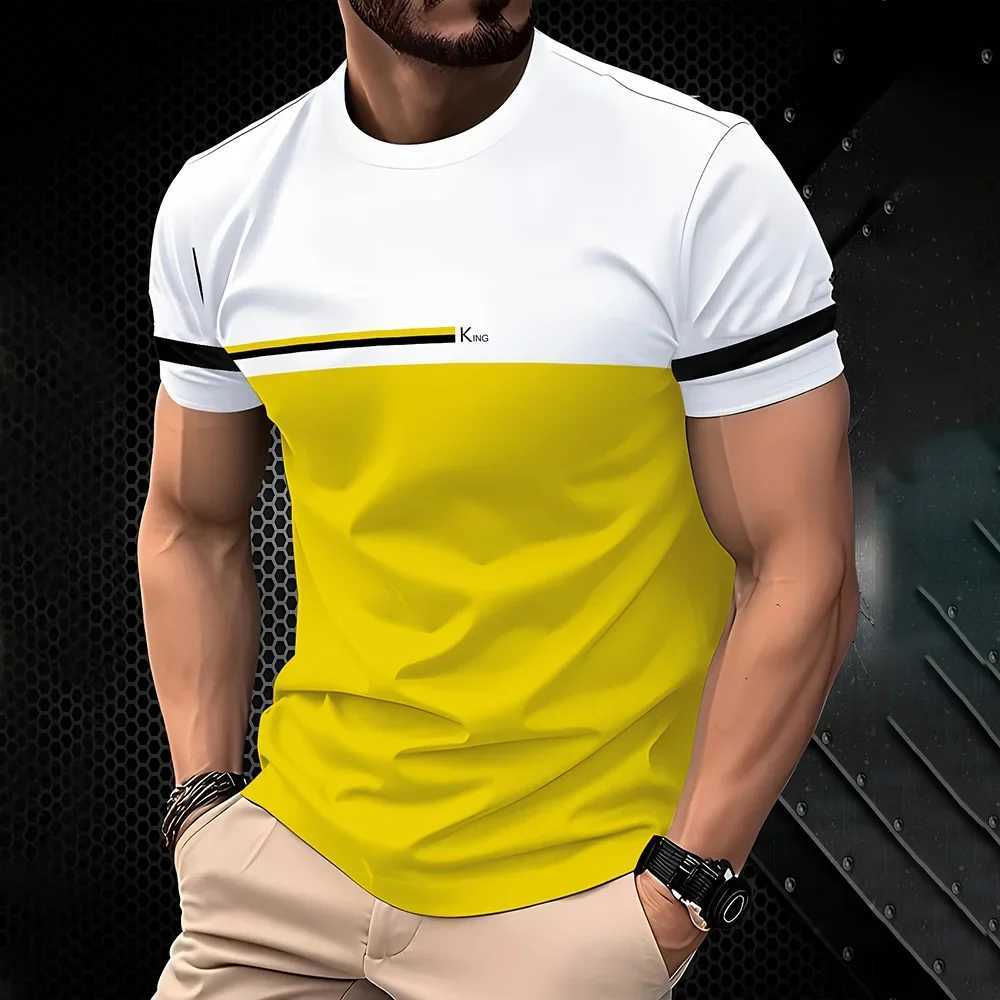 2025 Summer Mens Casual T-Shirt Plus Size Simple O-Neck Short Sleeve Clothing Outdoor Breathable 3D Printed Tees Top W250806