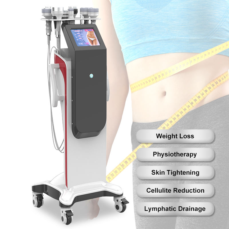 9 In 1 Vacuum Laser Radio Frequency RF 80K Cavi Lipo Slimming Ultrasonic Liposuction Cavitation Machine Face Lifting Body Shape