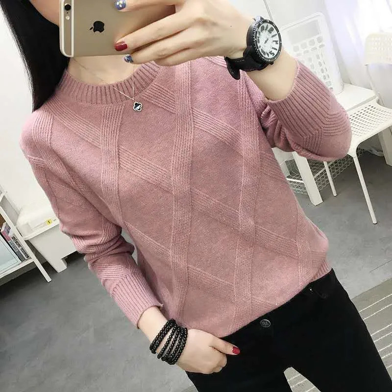 Fdfklak 2025 Spring Autumn Sweater Womens Twist Pullover Loose Lazy Bottoming Thick Sweaters Outer Wear Pull Femme S-3XL250804