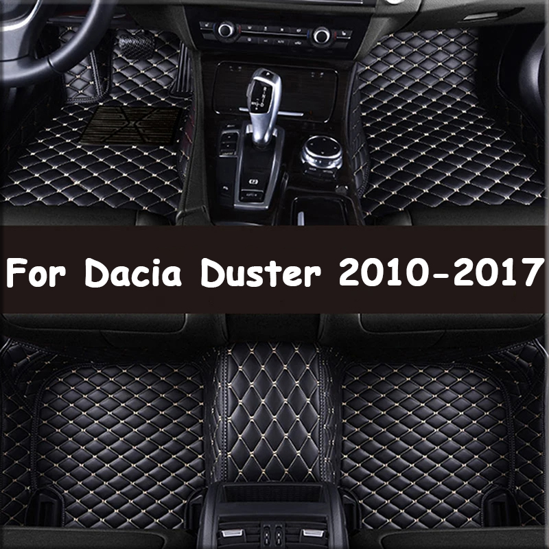 Custom Made Leather Car Floor Mats For Dacia Duster 2010 2011 2012 2013 2014 2015 2017 Carpets Rugs Foot Pads Accessories-image-1069945466