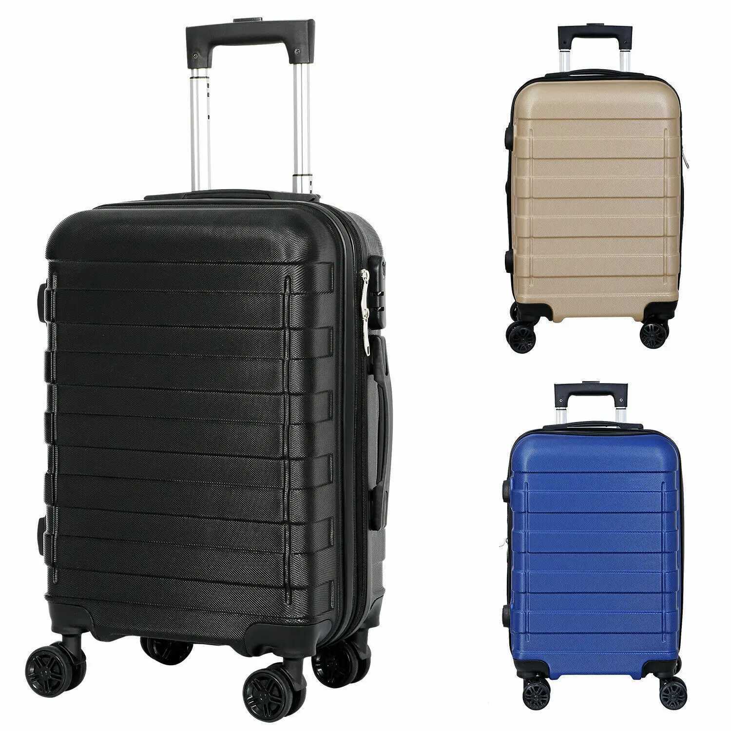 21 Inch Hardside Expandable Luggage Lightweight Travel Carry On Suitcase 3 Colors W250805-image-1069932533