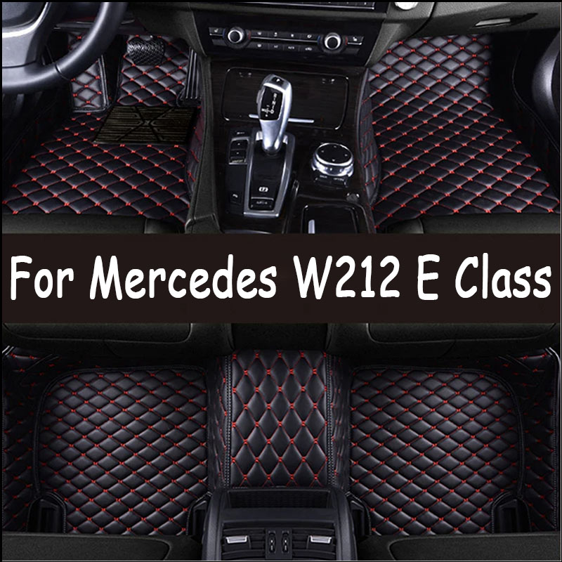 Custom Car Floor Mats for W212 E Class 2009 to 2013 Years Interior Details Car Accessories Carpet-image-1069952378