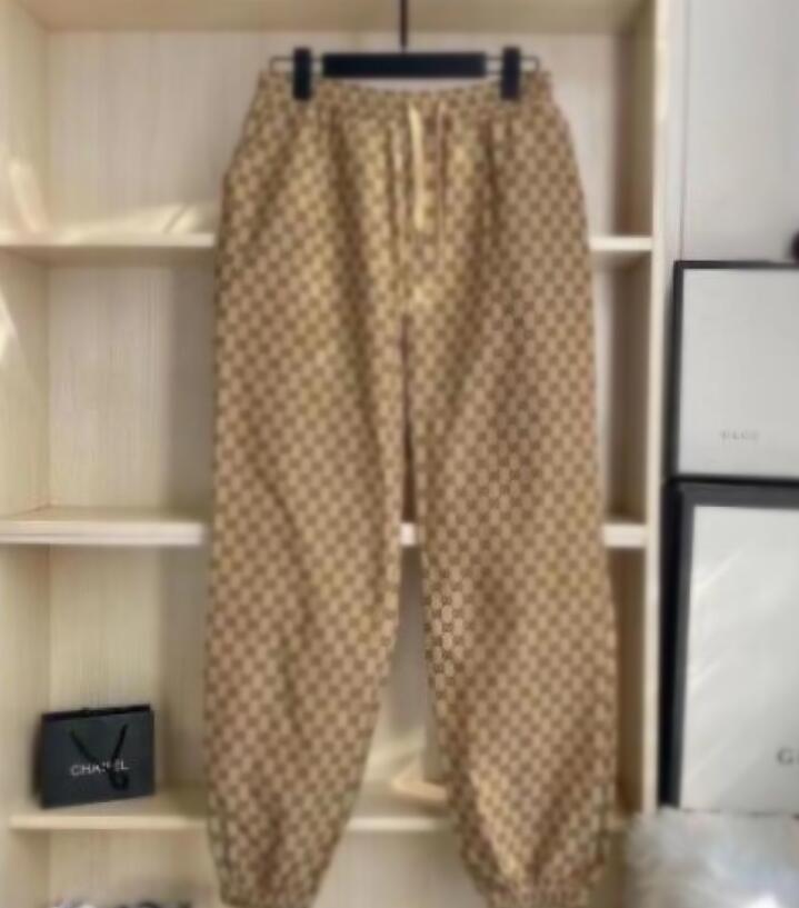 mens pants luxury outdoor sweatpants joggers denim pant designer clothes Jacquard trousers Double letters Casual Cargo women pant