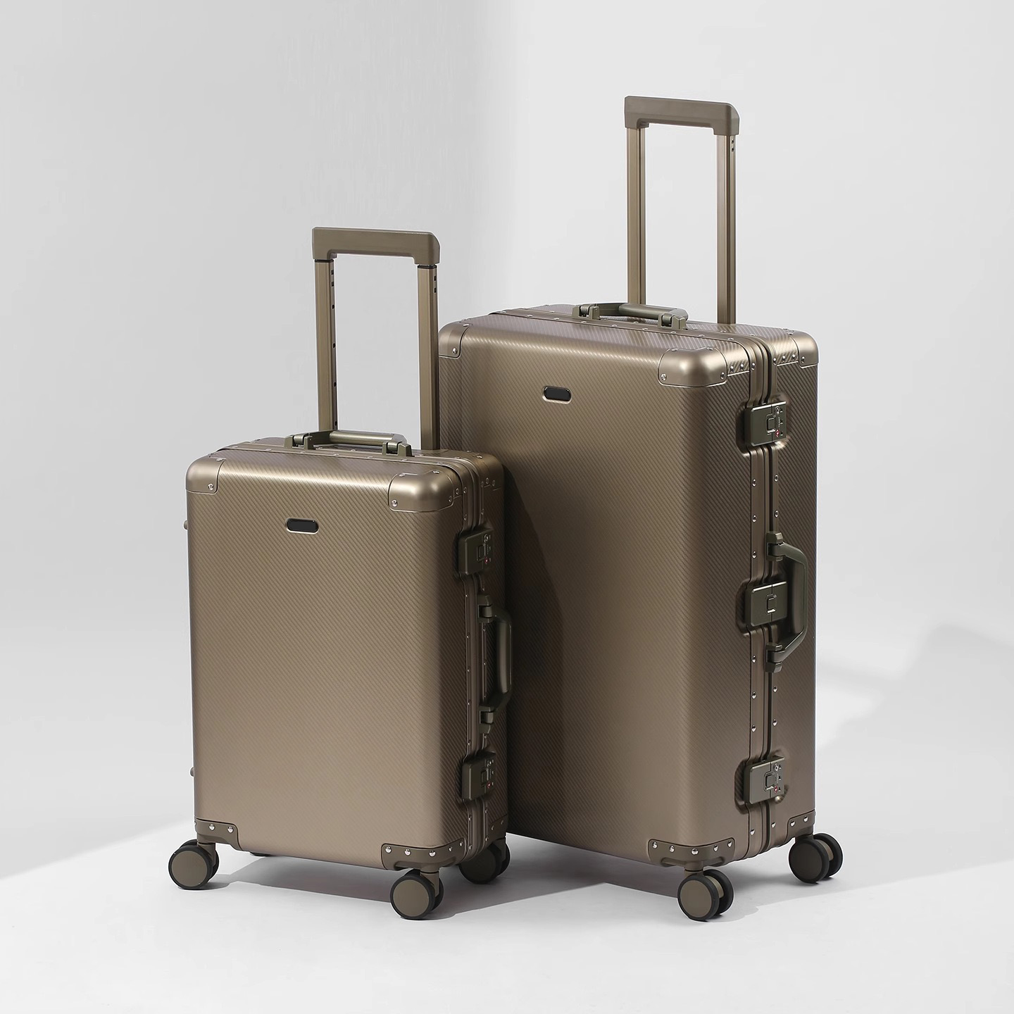 all aluminum German alloy luggage case womens 20 inch boarding case new pull rod 26 inch mens sturdy password box-image-1070122398