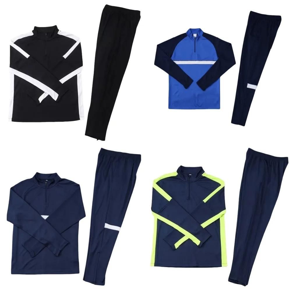 Mens tracksuits set long sleeve two-piece suit sports shirt sweatpants fitness sportswear running sweatshirts winter training basketball soccer jogg