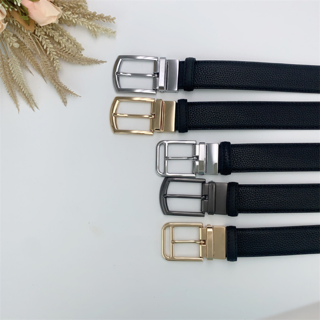 Designer belt belts for men designer belt women mens belt ceinture belt men Genuine leather men's business belt 38mm gold and silver buckle Pla