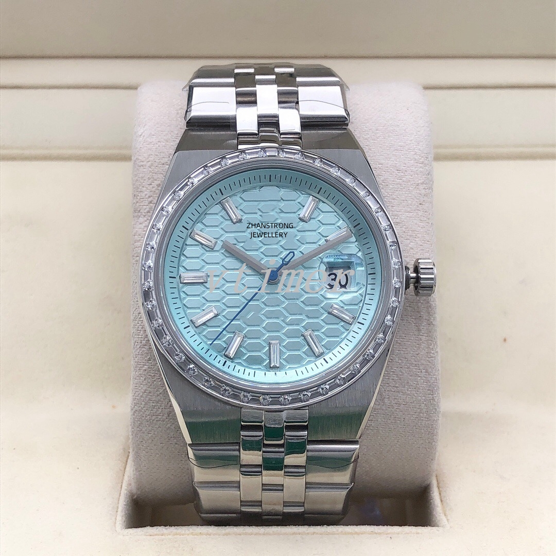 High Quality Mens Watches 40mm Land Watch Automatic Mechanical Movement Diamonds Sapphire Glass Stainless Steel Man Wristwatch Top Men Wristwatch
