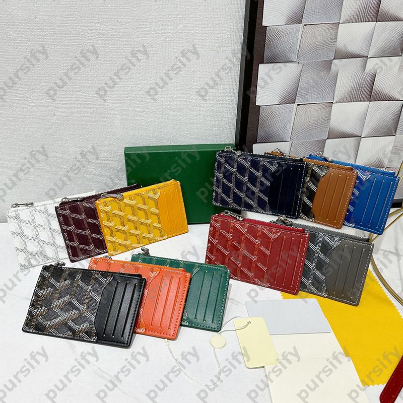 Fashion 11 colors Cardholder Leather Coin Purses Card Bag Designer Womens Clutch Wallets luxury Mens Card holder classic couple Credit Cards CSD2508