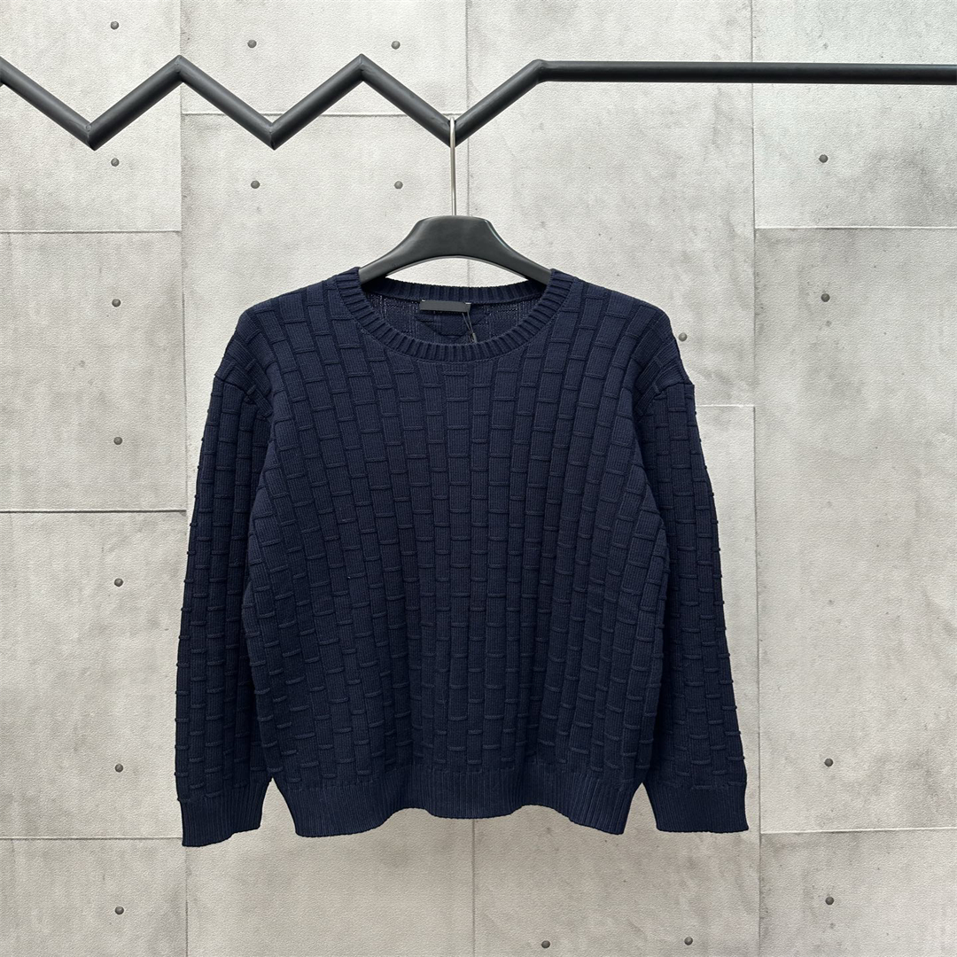 Men's Plus Size Hoodies & Sweatshirts fashion jacquard round neck sweater women's men's same trend high street long-sleeved coat G807