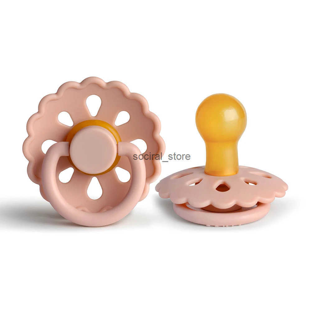 Erduo Baby Pacifier Natural Latex Rubber Soft Round Nipple BPA Free Comfort Orthodontic Dummy Soother Teether for Newborn Infant Q250807-image-1070130718