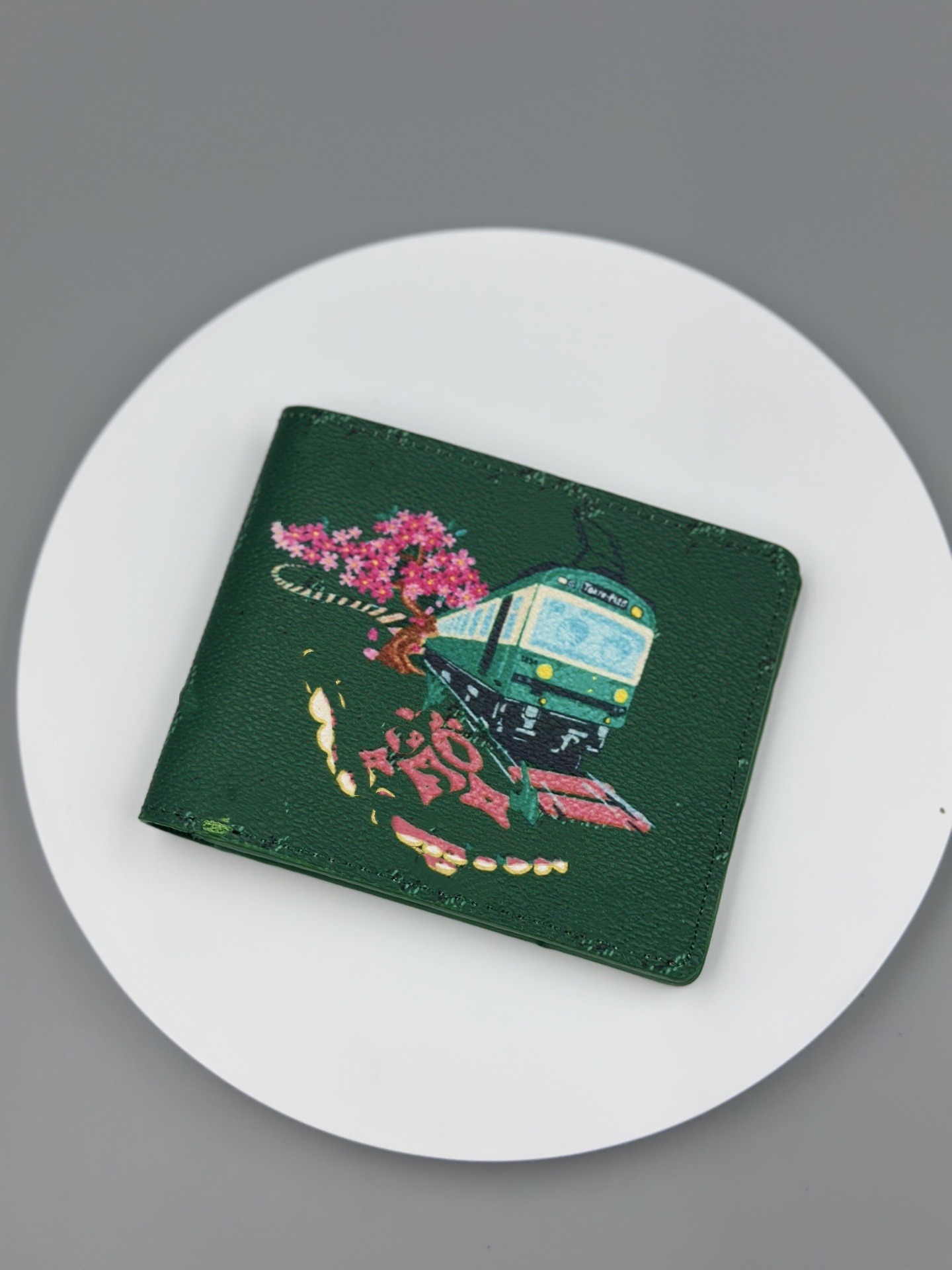 High quality men bifold CardHolder colorful leather short wallet Ski Golf Tennis ball swim sized sports scene prints men fashion style High-end Purs