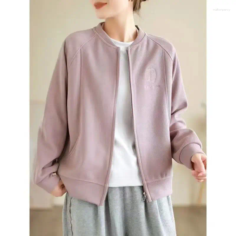Women's Hoodies Spring And Autumn Thin Sweatshirt 2025 Zipper Cardigan Jacket Fashionable All-match Top