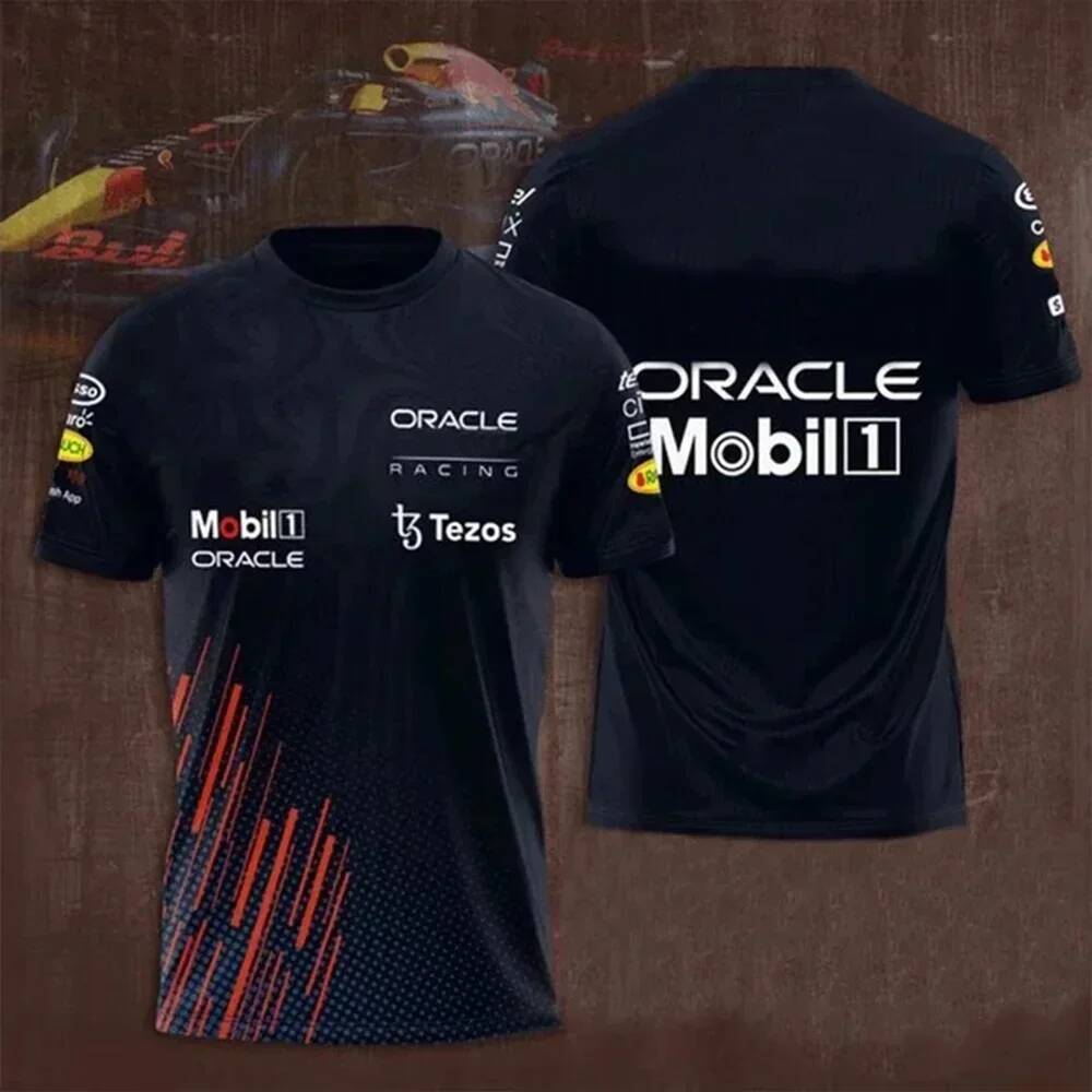 Men's T-shirts 2025 Summer Men Women Motorcycle F1 Race Car 3d Print T-shirt Unisex Fashion Racing Tshirt Adult Kids Tee Clothing