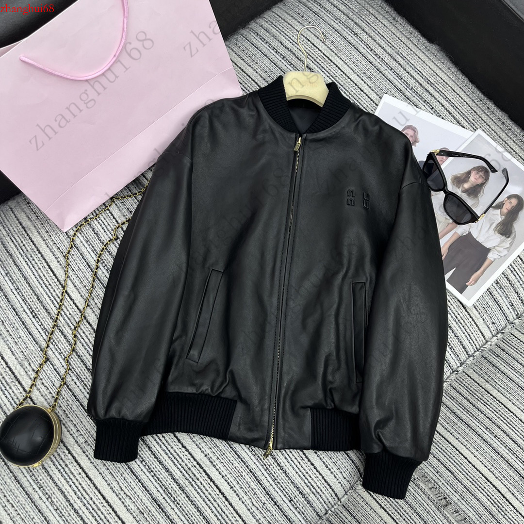 2025 Autumn New Women's Leather Jacket Designer Classic Style High-Quality Windproof Waterproof Outdoor Daily Wear Women's Top