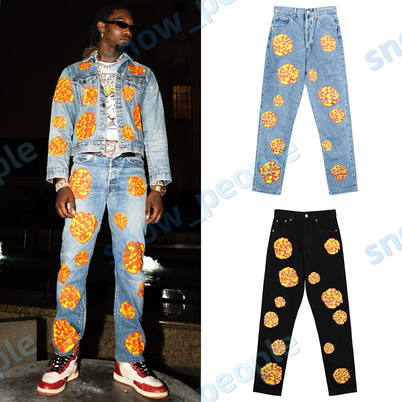 Mens Jeans High Street Denim Jeans Stretch Slim-fit Jeans Pant Biker Skinny Jeans Motorcycle Sweatpants man Clothing