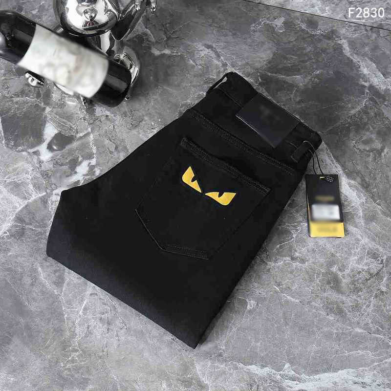 Men's Jeans luxury high end for men Designer F Autumn Winter New Straight Slim Fit Style 3FXE