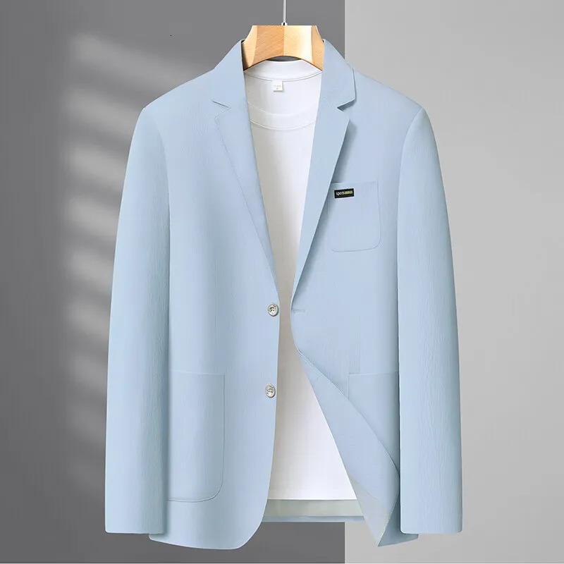 Summer sunscreen suit mens handsome trend light and breathable business casual fashion sunscreen clothes 250801