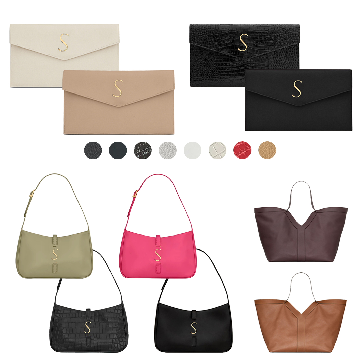 Best seller Designer bags tote grain embossed leather handbag UPTOWN clutch Bag crossbody Luxury crocodile envelope Bag Shoulder Women Evening bag m