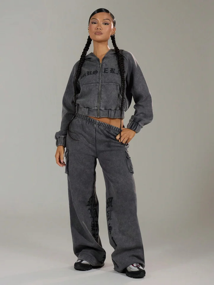 Spring and summer straight leg wide leg leisure sports pants holiday airport wear 250801