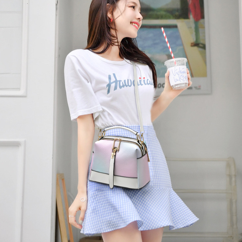 Free Shipping Designer Luxury Spring Summer Ins Texture Multi-color Small Bag Women New Fashion Texture Single Shoulder Crossbody Bag Casual Shoppin