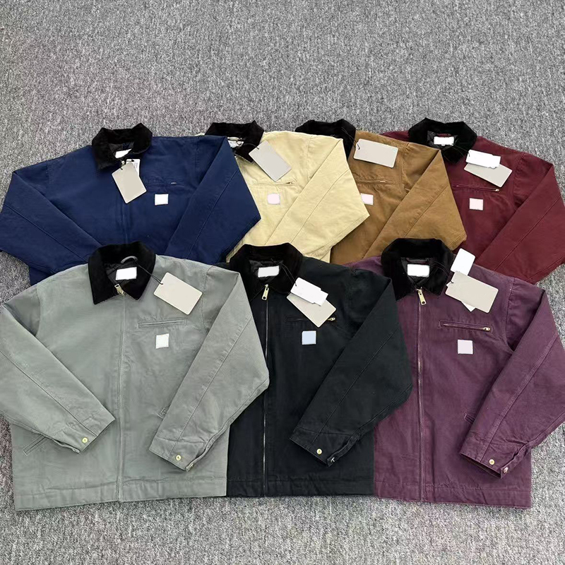 jacket mens designer jacket windbreaker vintage classic style top quality cotton coat mesh lining work jackets