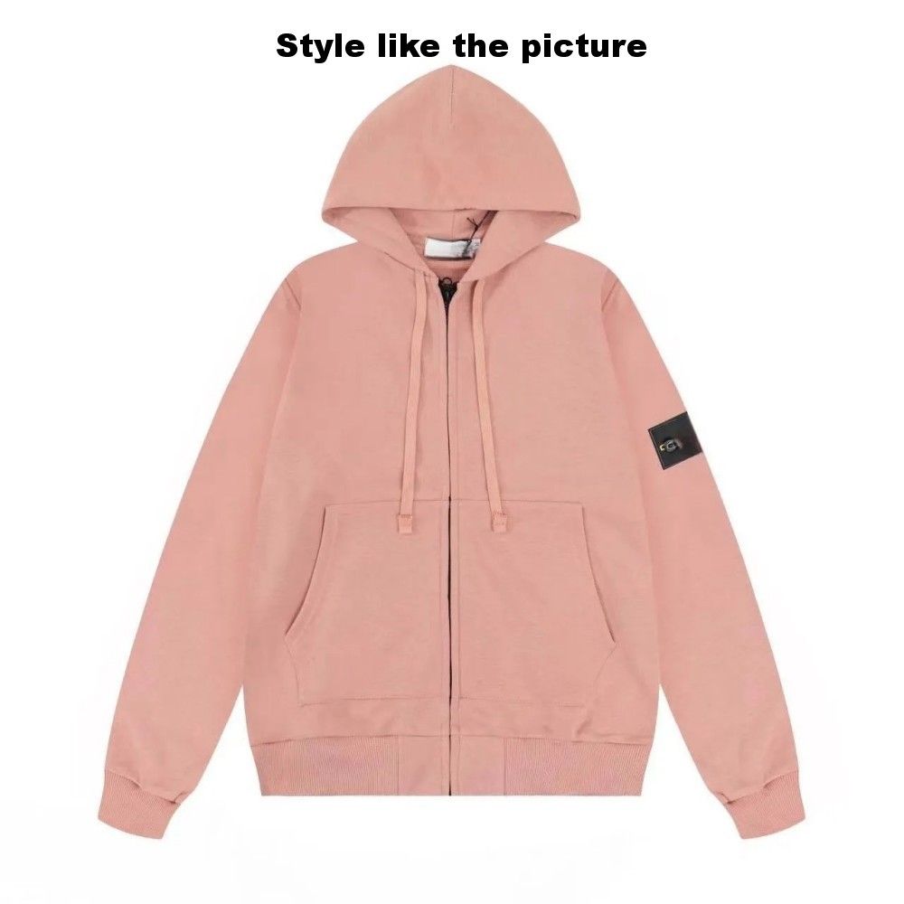 2025stone jacket coat Men's Classic o-Neck Cardigan cp Sweater Spring Autumn Sweater Women's Undercoat Sweater Coat Premium Solid Multicol