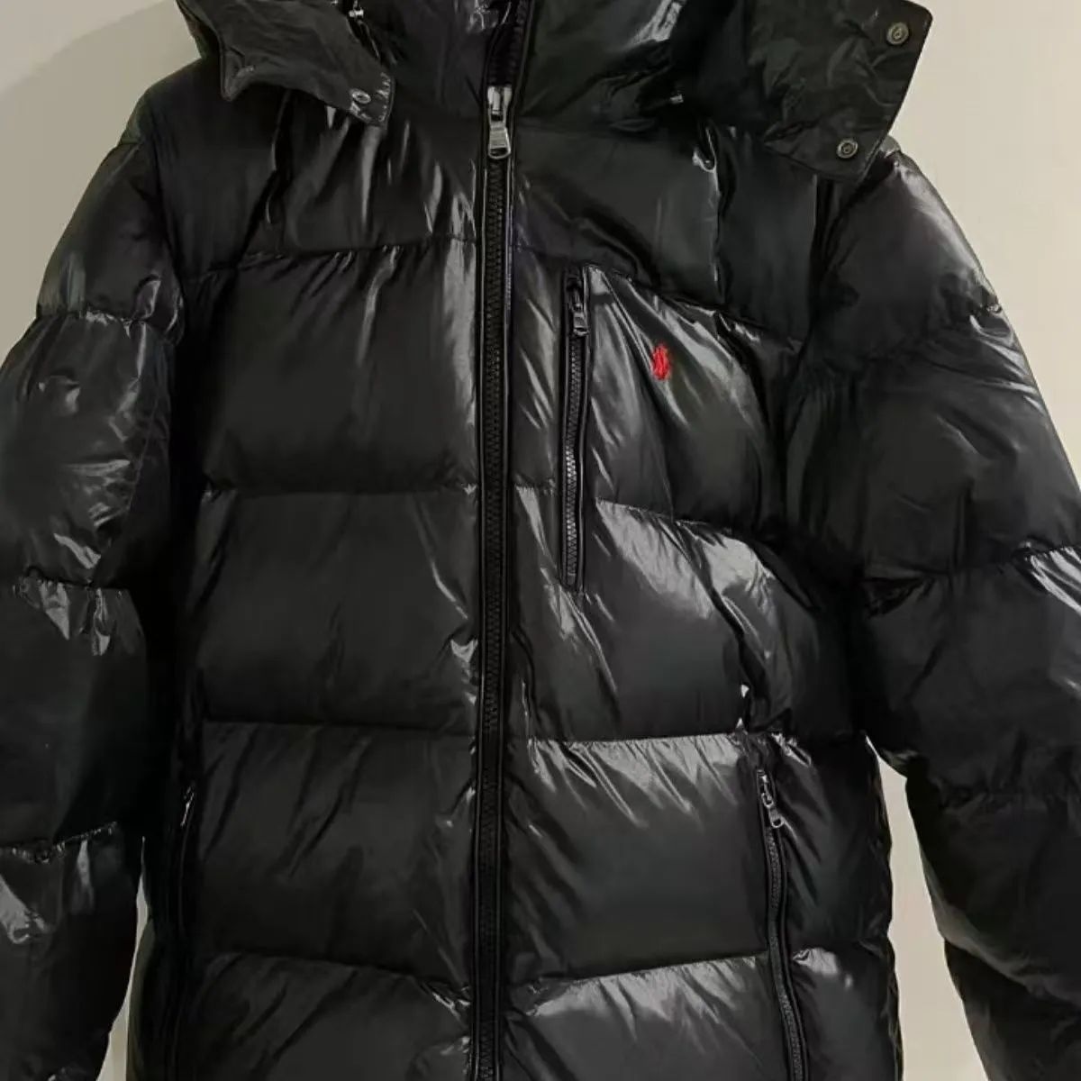 Polo Mens Jackets Women Winter Puffer Down Jackets Coats Zipper Designer Outerwear Clothing Fashion Parkas Men Windproof Thick Warm Embroidered Hood
