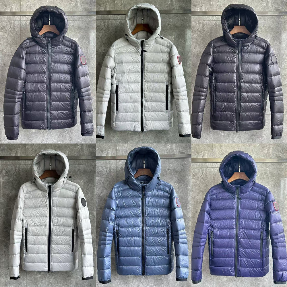 Canadian Down Jackets Mens Puffer hoodies Designer White Duck Down Outwear Parka Warm Coats Badge Top Quality Windbreak canadian Light Down Jacket W