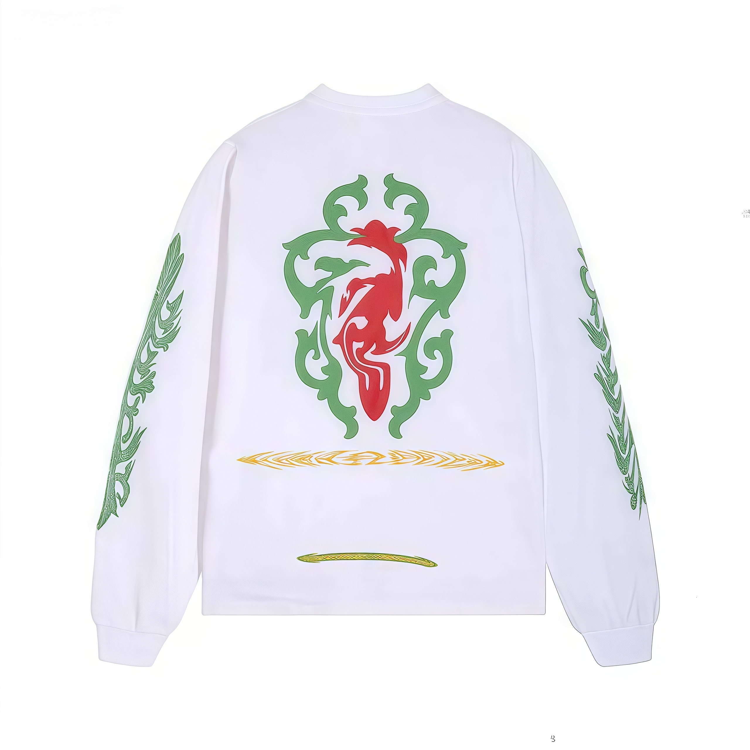 designer hoodie T-shirts: Designer men's women's T-shirts chrome printed T-shirts, spring and summer long-sleeved fashionable Tee 866