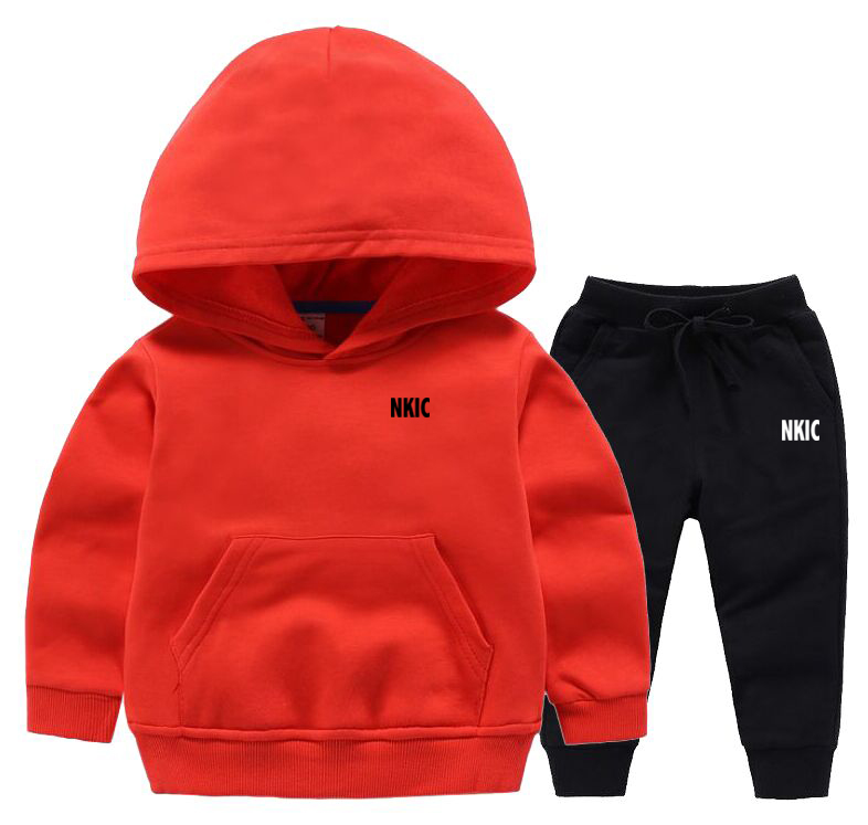 Autumn Spring 2pcs Hoodie Pants Tracksuits Boys Girls Casual Streetwears Children Clothes Brand Tracksuits Sets-image-1070281521