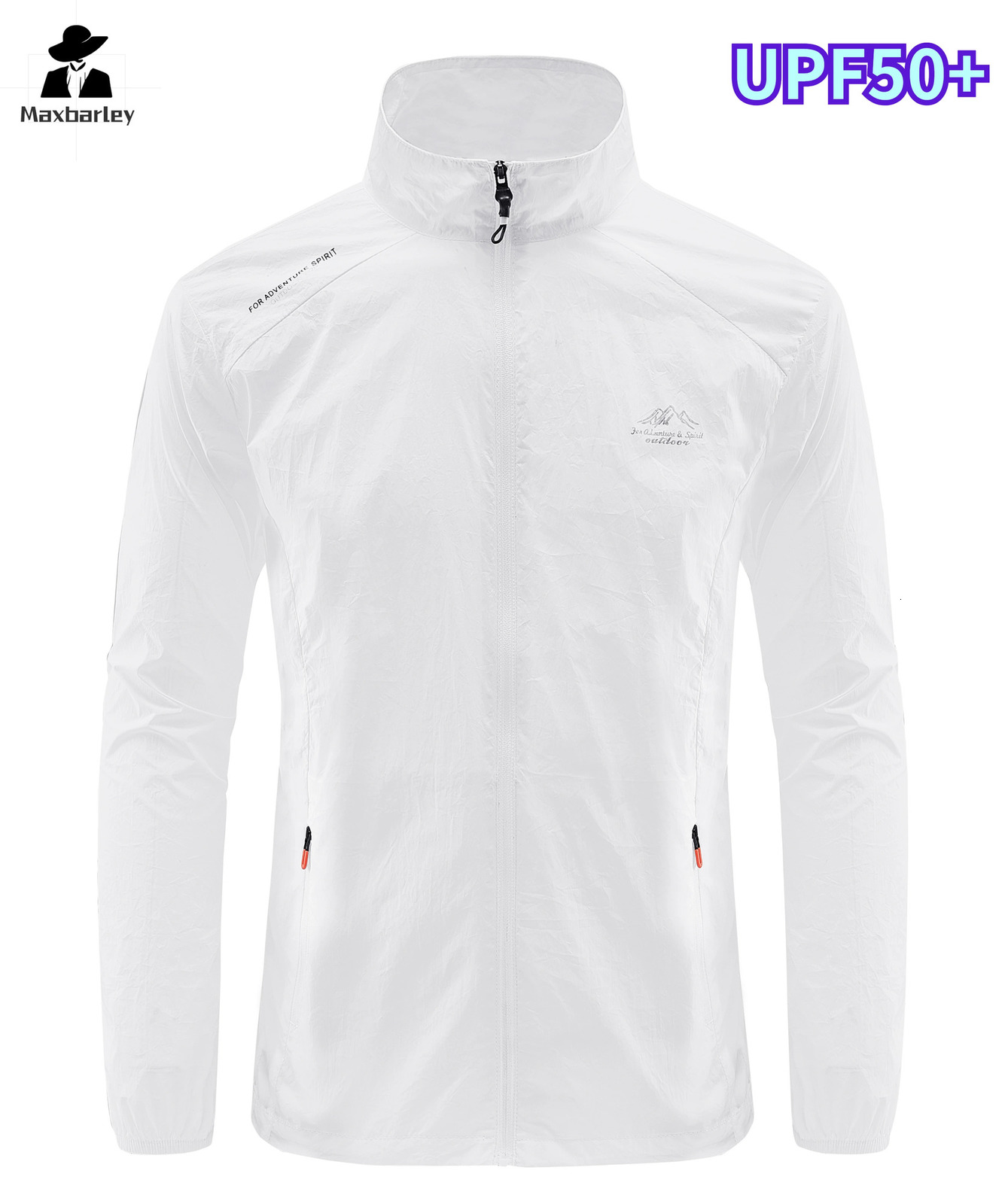 Summer Skin Windbreaker Mens Ultra Light UV Sunscreen plus size Jogging Jacket Mens Casual Camping Fishing Waterproof Coat 250804