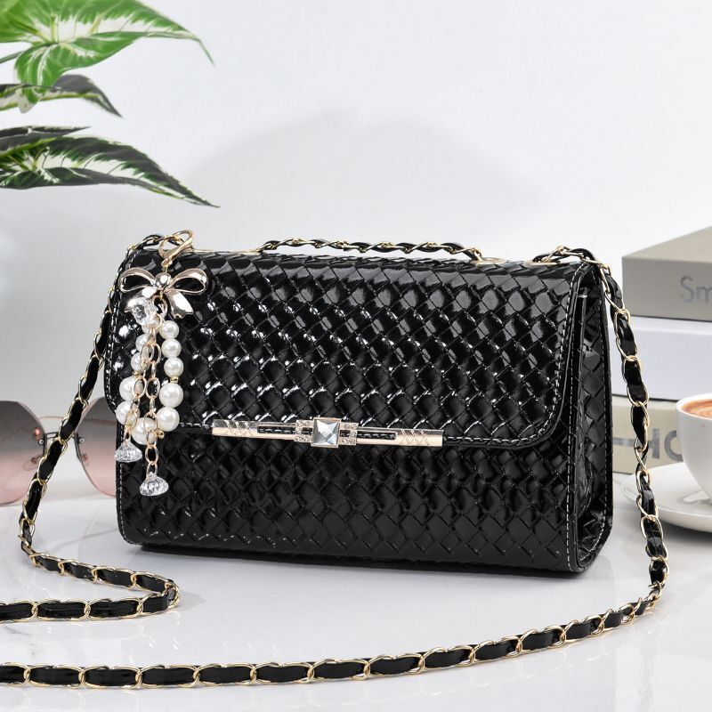 Free Shipping Designer Bag 2025 New Korean Style Versatile Chain Bag Fashionable Single Shoulder Crossbody Bag Luxury Bag Ins Large Capacity Women&#