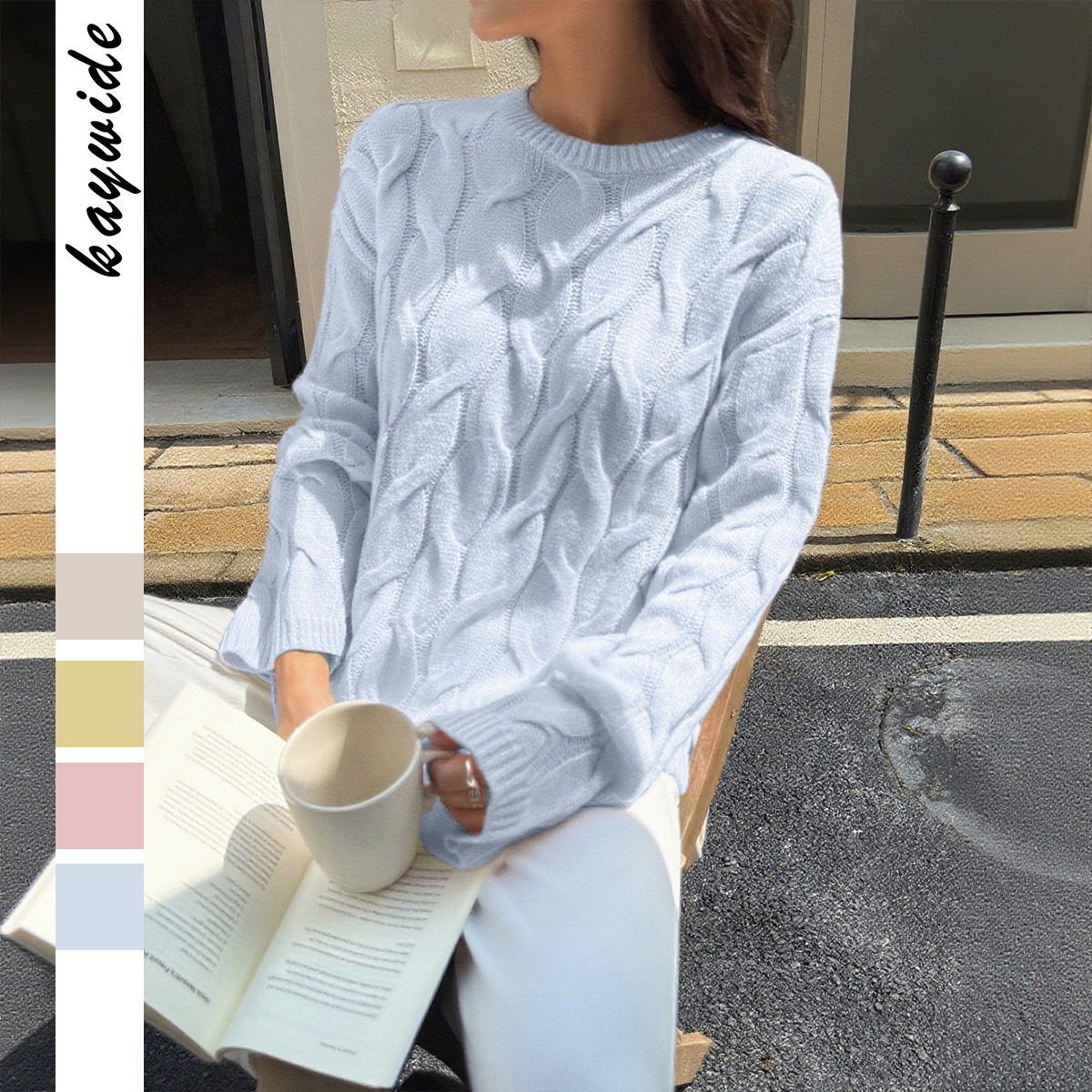 Casual Simple Long Sleeve Solid Color Vest Sweater Women's Fashion 2025 Autumn Winter