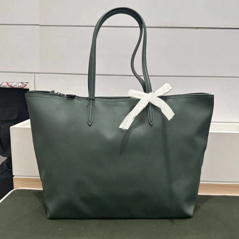 Simple large capacity tote bag Designer bag embroidery pattern bag city tote bag daily commuting ootd