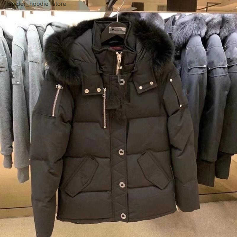 Fur Hooded Parka Coat Mens Winter Jacket Casual Down Jacket with Real Fur Collar for Men Women - NFC Puffer Clipper Outwear Waterproof Doudoune Z250
