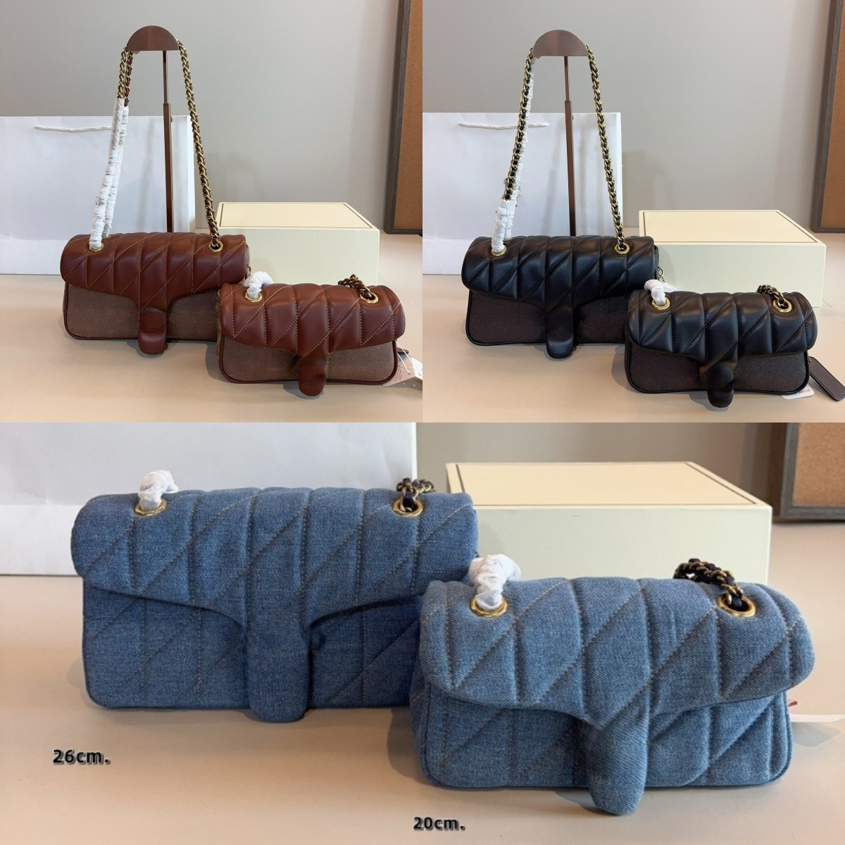 10A High quality leather designer bag fashion quilted chain bag Shoulder bag Women crossbody bag envelope bag Wallets Classic flap Luxury handbag la