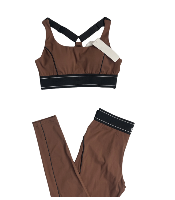 Ensemble de sport de Yoga en aluminium, taille haute, pantalon serré sans couture, sous-vêtements élastiques rembourrés, vêtements de gymnastique
