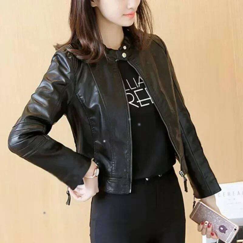 Designer Clothing 2025 Skinny Spring Autumn Bomber Jacket For Women New In Slim Baseball Aviator Coat Woman Deals Chic Modern Youthful Fashion Prett