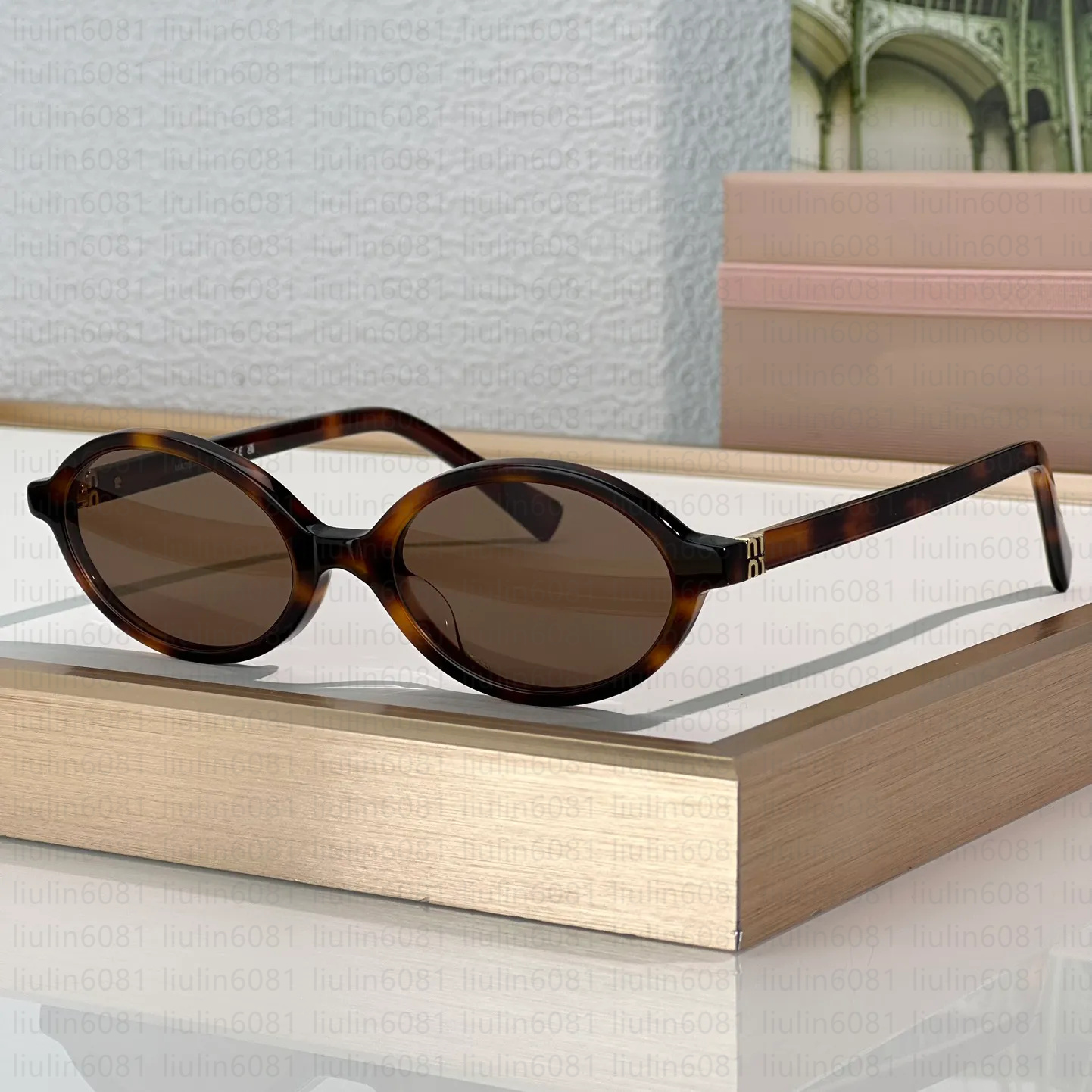 Designer Sunglasses for women Oval Full Frame Glasses For Ladies Summer Popular smu04Z Fashion Outdoor Style UV400 Anti-Ultraviolet Retro with bo