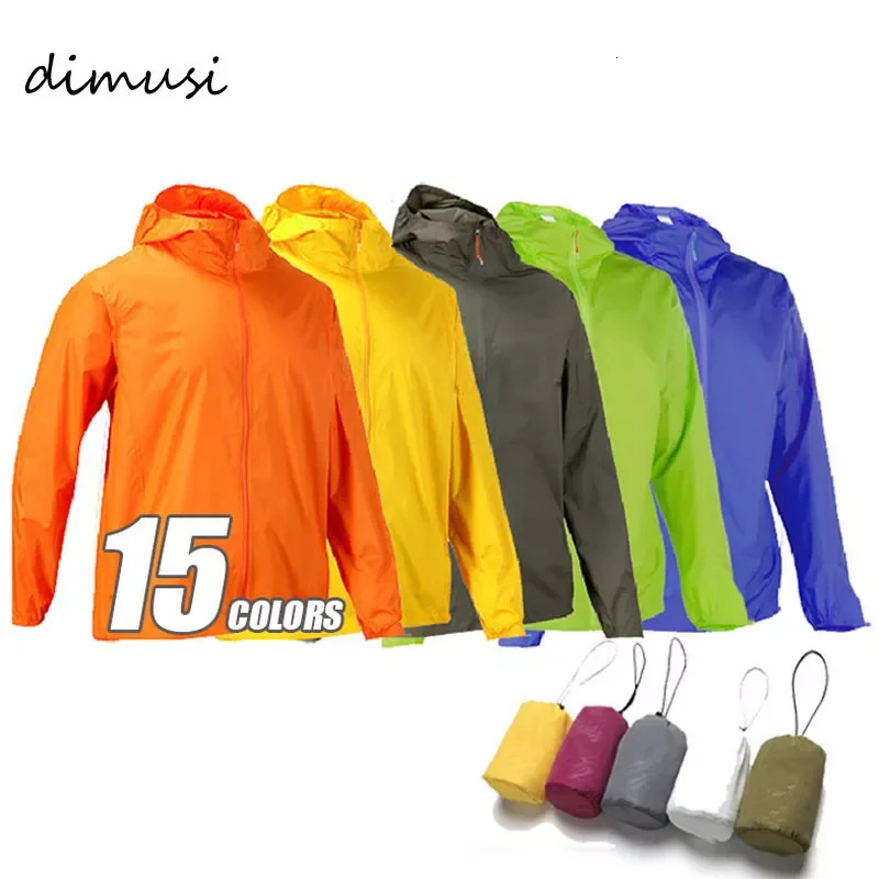 DIMUSI Mens Quick Dry Skin Coat Sunscreen Waterproof UV Women thin Army Outwear Ultra-Light Windbreake Jacket 3XLYA105 250804